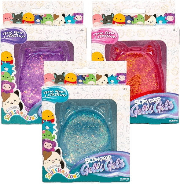 Squishmallows SLIMYGLOOP Gelli Gels 3 Pack