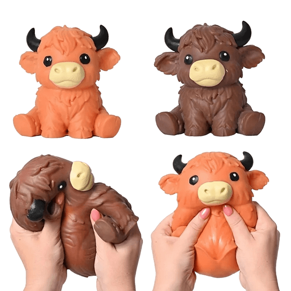 Sunny Days Toymendous Highland Cow Squishy Toy