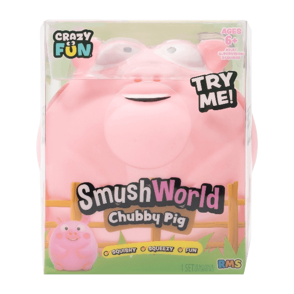 Crazy Fun® Smush World Chubby Pig Toy Set