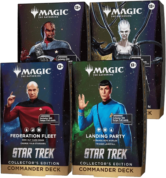Magic: The Gathering - Star Trek Collector's Edition Commander Deck Bundle
