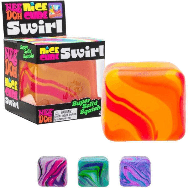 Schylling NeeDoh Nice Cube Swirl