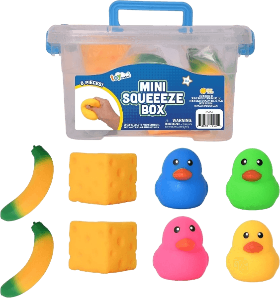 Sunny Days Toymendous 8 Piece Squeeze Box