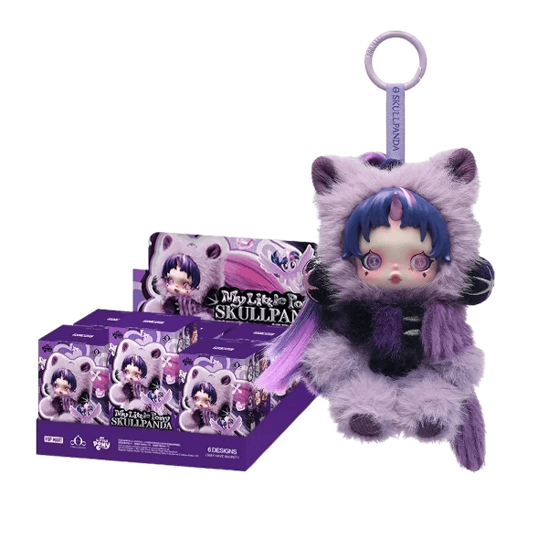 Pop Mart SKULLPANDA x My Little Pony Series Plush Doll Pendant Blind Box