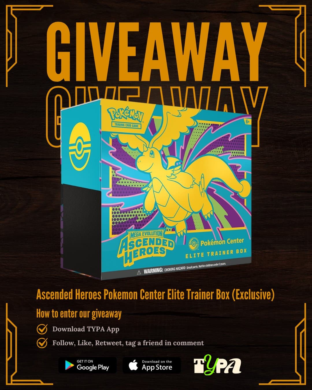 🎉TYPA Twitter/X Giveaway! Ends 04/30