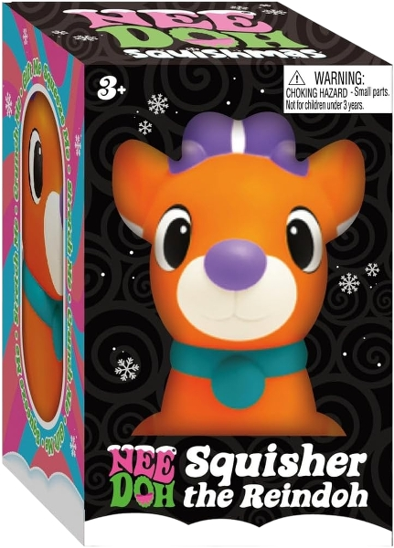 Schylling NeeDoh 2026 Squishmas Squisher the Reindoh